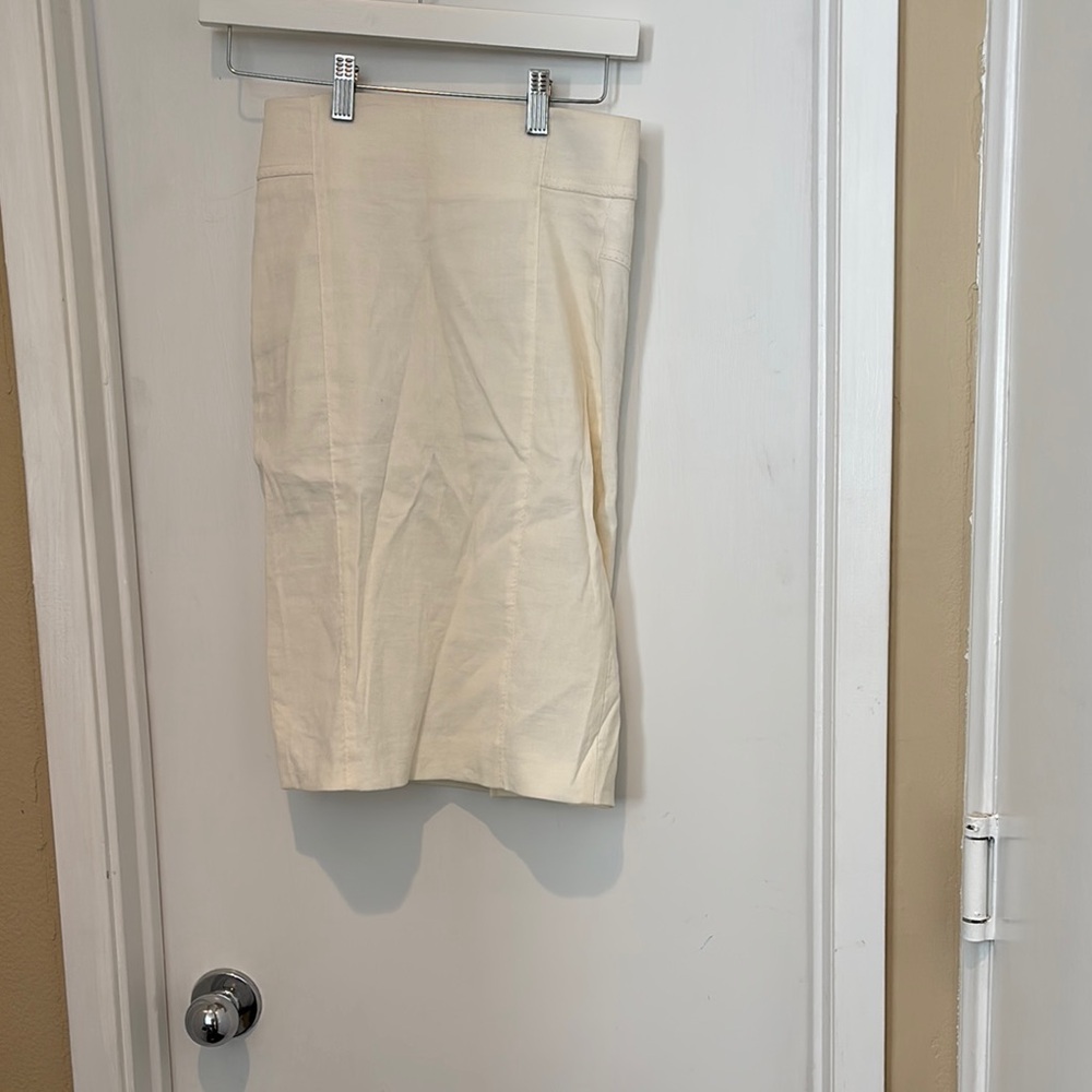 Women’s Bebe Cream Pencil Skirt